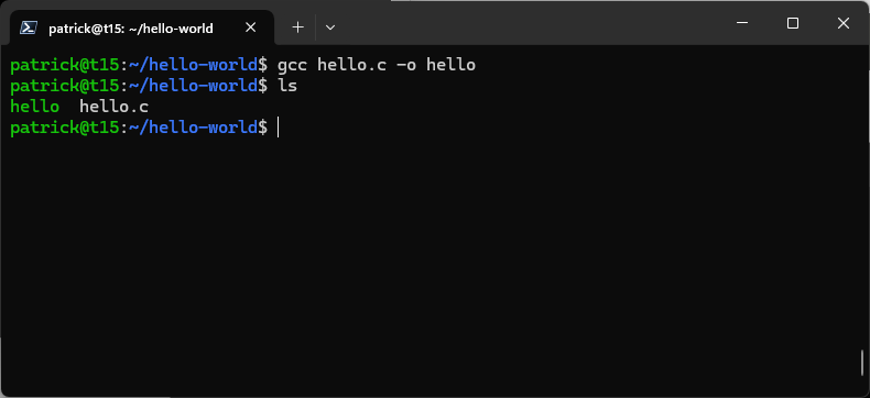 Der Programmcode und das ausführbare Programm
