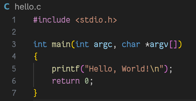“Hello, World!”: Ein erstes C-Programm